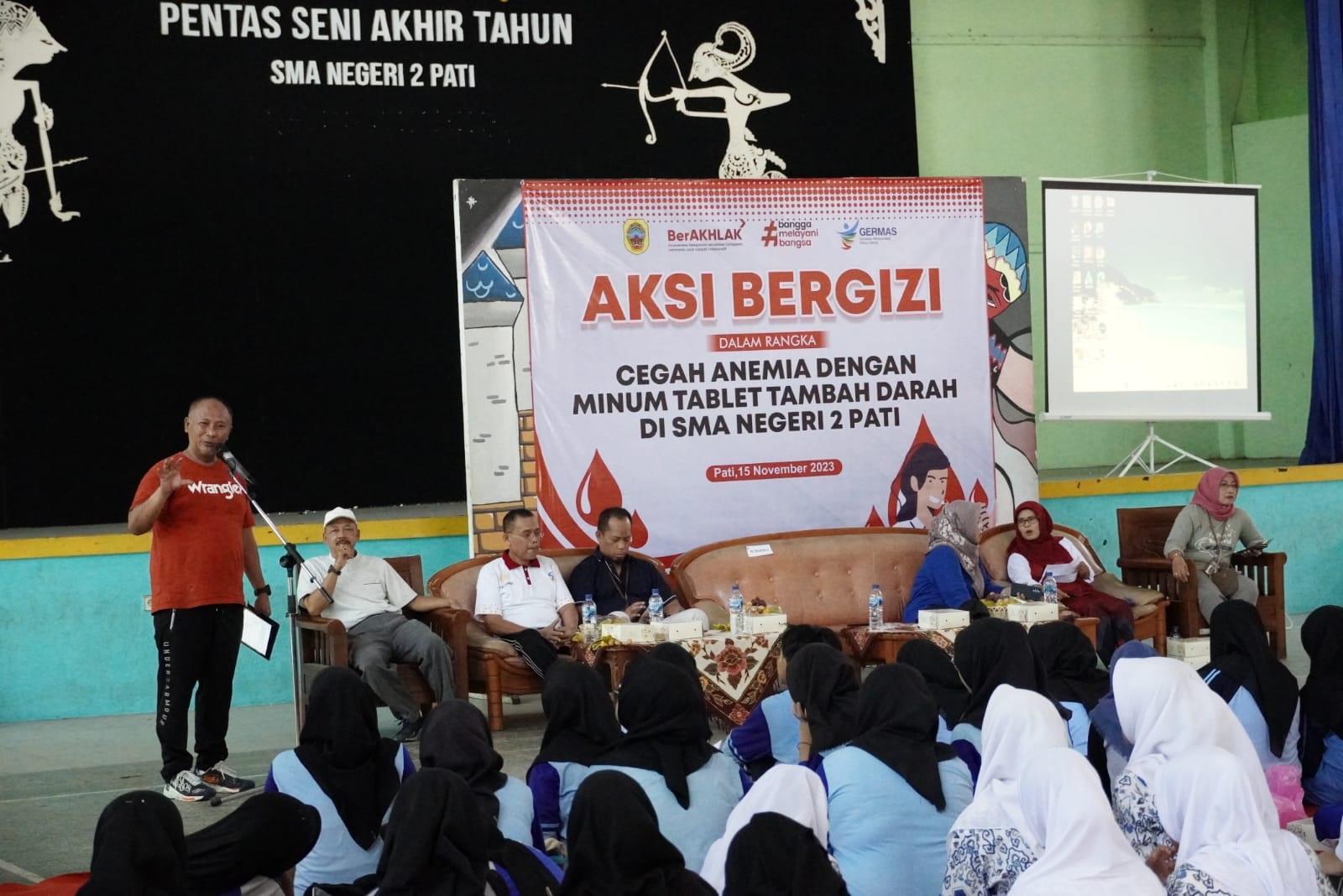 Aksi Bergizi di Sekolah, Pj Bupati Imbau Siswi SMA-SMK Minum Tablet Tambah Darah
